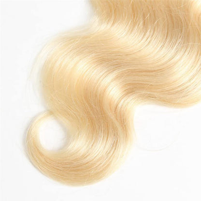 5X5 HD Lace Closure 613 Blonde Human Hair Body Wave Swiss Lace, Skin-melt Lace, Invisible Lace – Virgin Remy Hair