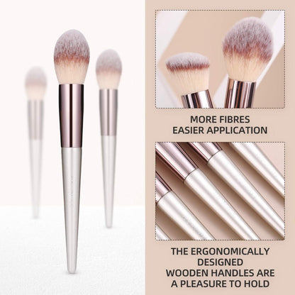 BS-MALL 18 Pcs Premium Synthetic Makeup Brush Set With Black Case