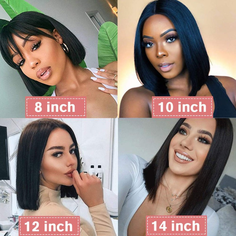 Short Bob Wigs Straight Hair 