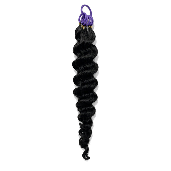 Ocean Wave Crochet 100% Human Hair - Boho Braiding Hair For Miracle Knots (50g/Pack)
