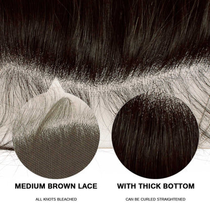 13x6 Lace Free Part Frontal loose Wave