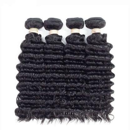 4 Bundles Deep Wave Virgin huamn Hair