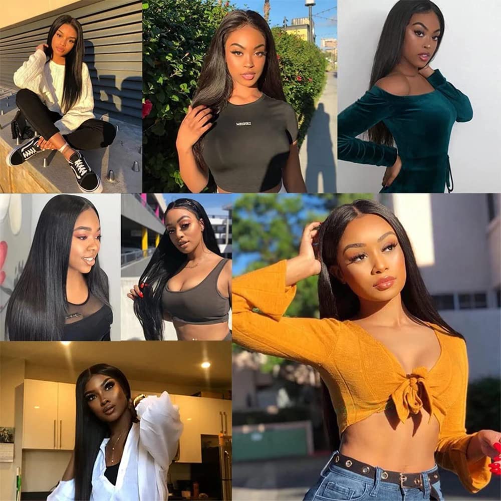 Holiday Deals : Unprocessed hair 3 Bundles Straight Natural color 100% Human on sale (3V-ST)