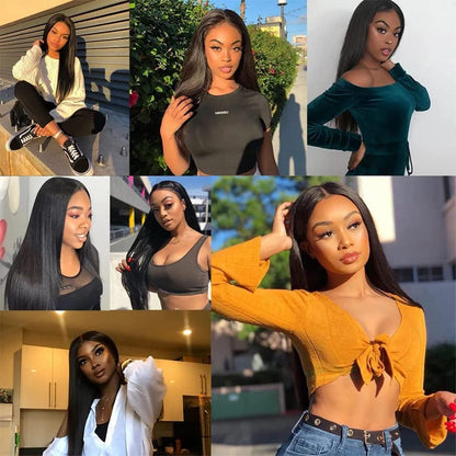 Holiday Deals : Unprocessed hair 3 Bundles Straight Natural color 100% Human on sale (3V-ST)