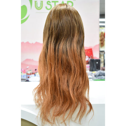 Ombre Brown Ginger Body Wave Wig – 2x6 HD Lace Closure 200% Density Human Hair