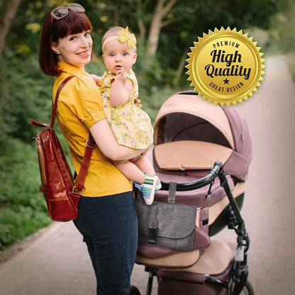 Baby Portable Diaper Changing Pad For Newborn Girl & Boy – Waterproof Travel Changing Station kit