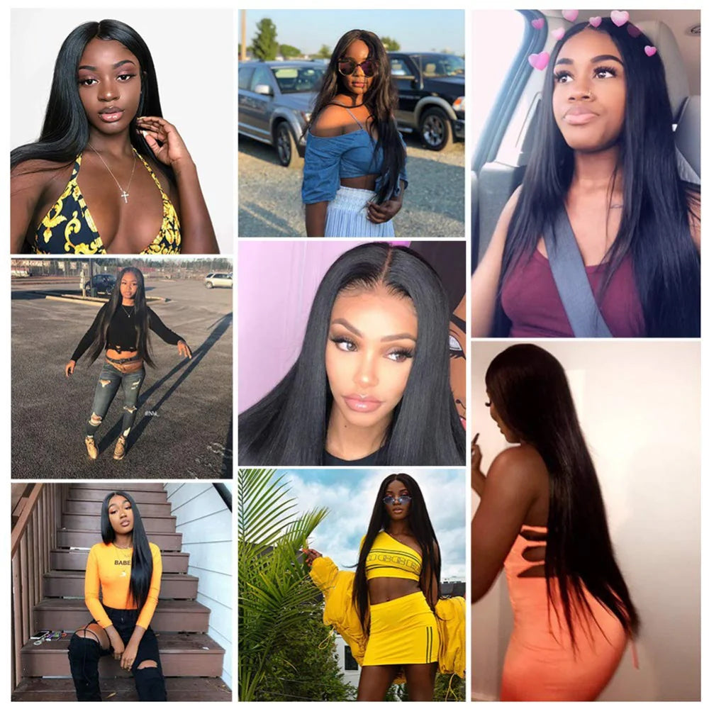 2x6 HD Lace Closure Straight – Brazilian Virgin Human Hair | Pre-Plucked, Skin-Melt HD Lace