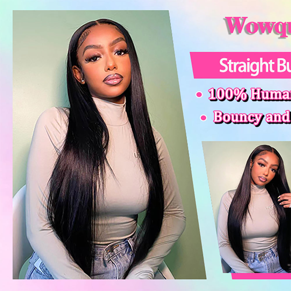Holiday Deals : Unprocessed hair 3 Bundles Straight Natural color 100% Human on sale (3V-ST)