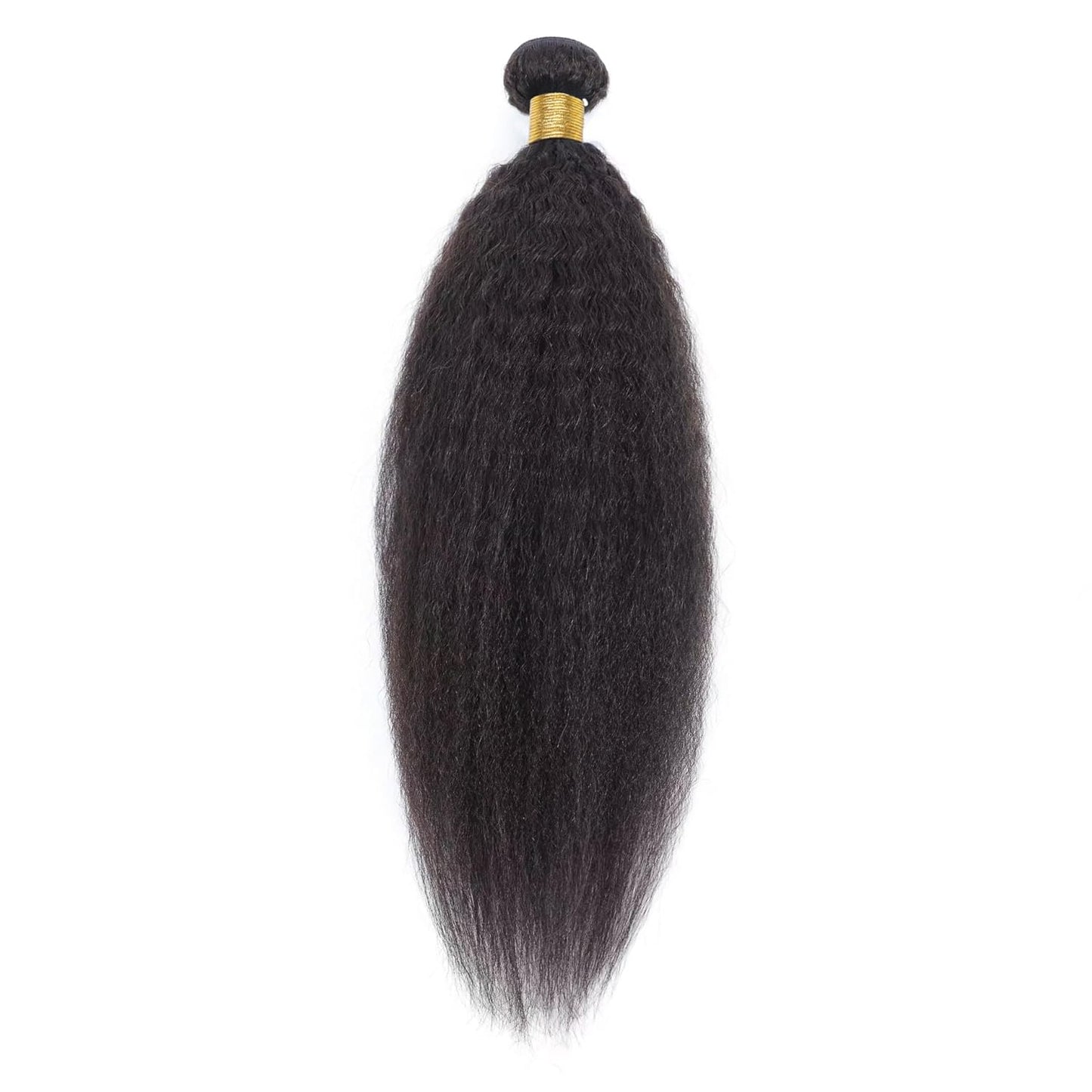 Kinky Straight 100%  Human Hair Bundles – Natural Black 10A Brazilian Virgin Hair 8"-30"