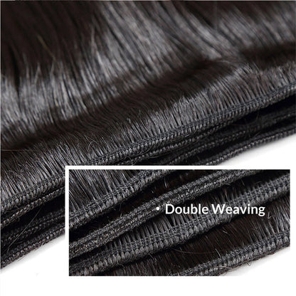 Ustar Master Blend Straight Hair Bundles | Natural Black 1B | 12"-30" | Human Hair + Premium Fibers
