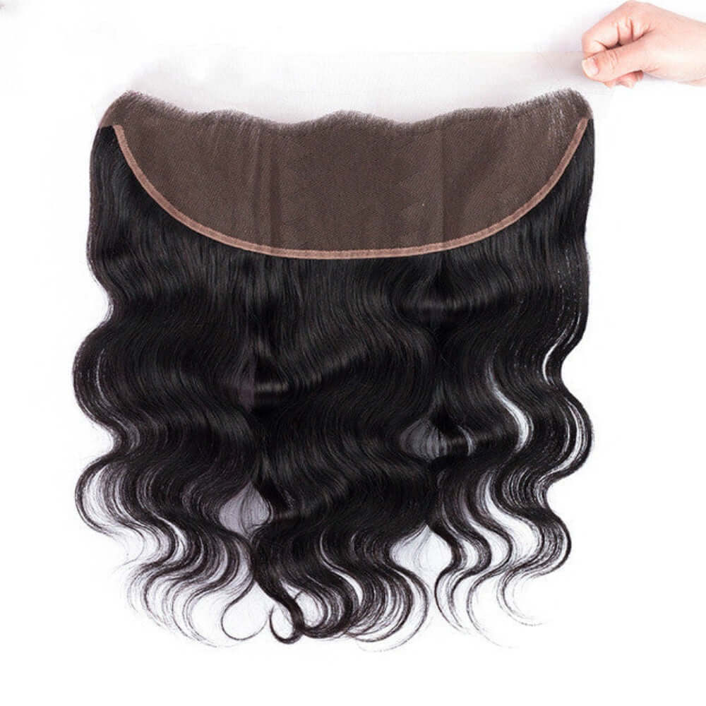 Ustar 100% Human Hair 13x14 Lace Frontal Free Part  Body Wave