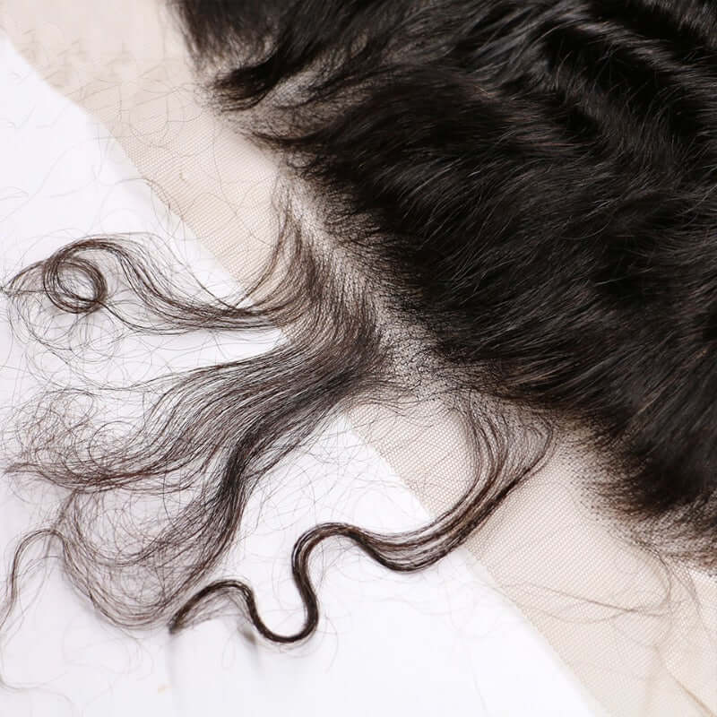 Ustar 100% Human Hair 13x6 Lace Free Part Frontal Deep Wave