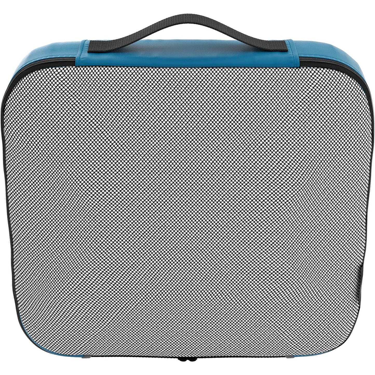 Travel Gentlemen's Blue Mesh 5 Set Packing Cube Organizers With Laundry Bag