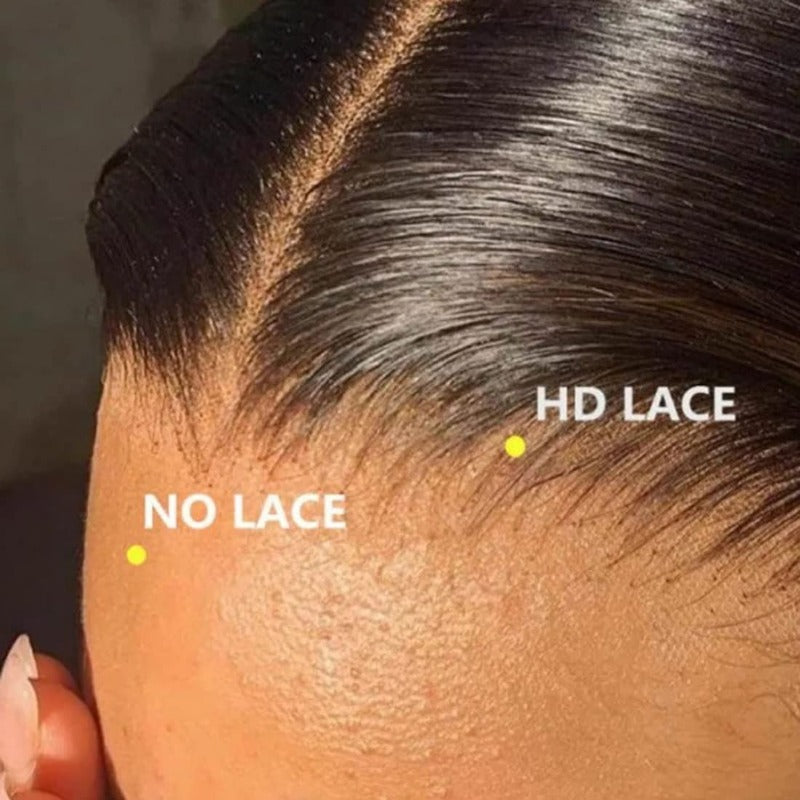 5x5 HD Lace Closure Wig Straight Human Hair Swiss Lace, Skin-melt Lace, Invisible Lace