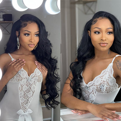 Holiday Deals : 3 bundles Body Wave Natural black Affordable hair 100% Human Hair on sale
