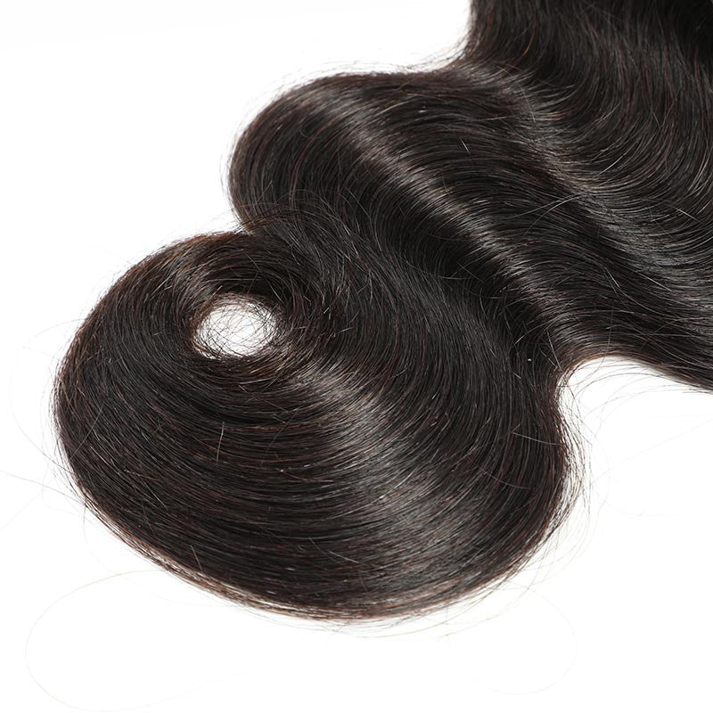 12A Premium Indian Body Wave Hair Bundles – Natural Black Unprocessed Human Hair Extensions | Machine Double Weft 10"-30"