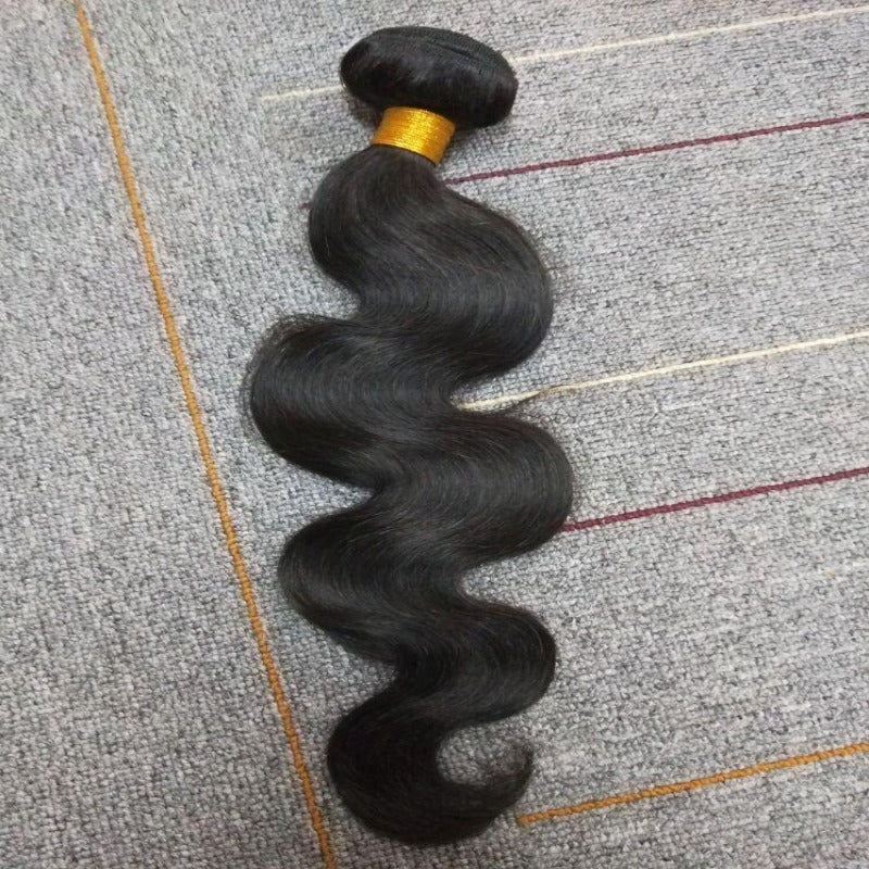 12A Premium Indian Body Wave Hair Bundles – Natural Black Unprocessed Human Hair Extensions | Machine Double Weft 10"-30"