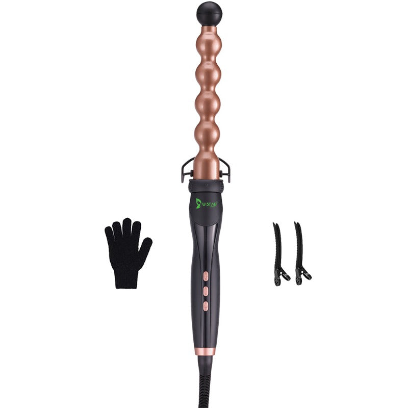 5-In-1 Curling Iron Wand Set | Ceramic Tourmaline Hair Crimper & Waver