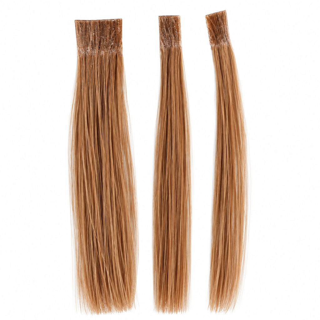 FLAT-TIP (K-TIP） Keratin Bond Hair Extensions, 100% Prime Remy Hair