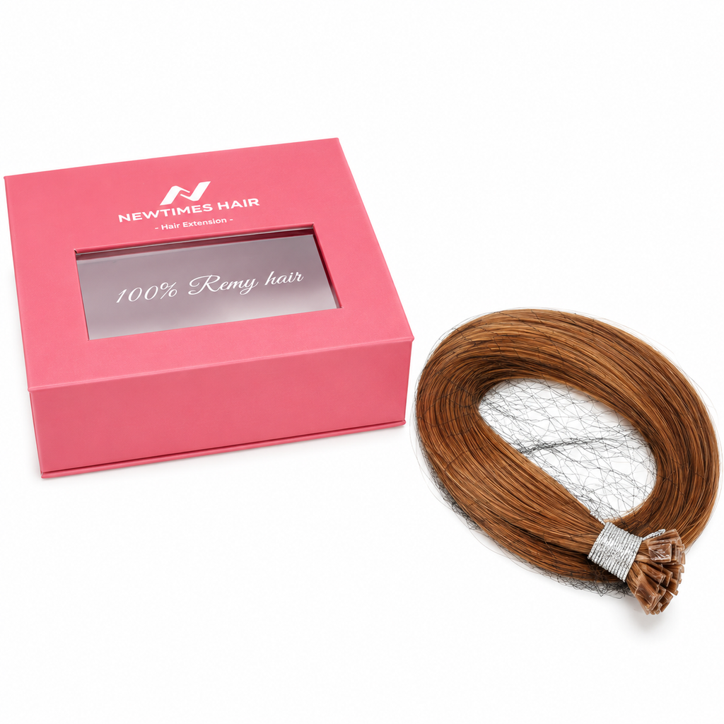 FLAT-TIP (K-TIP） Keratin Bond Hair Extensions, 100% Prime Remy Hair