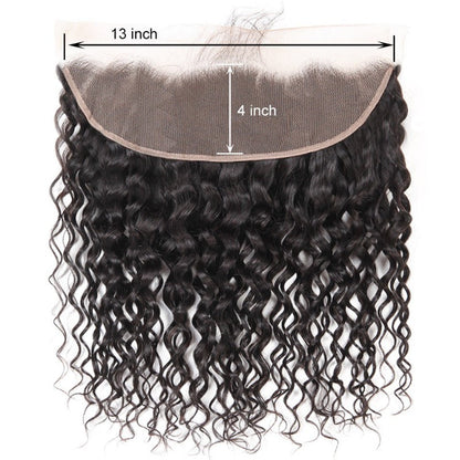 Ustar 100% Human Hair 4x13 Frontal Jerry Curl
