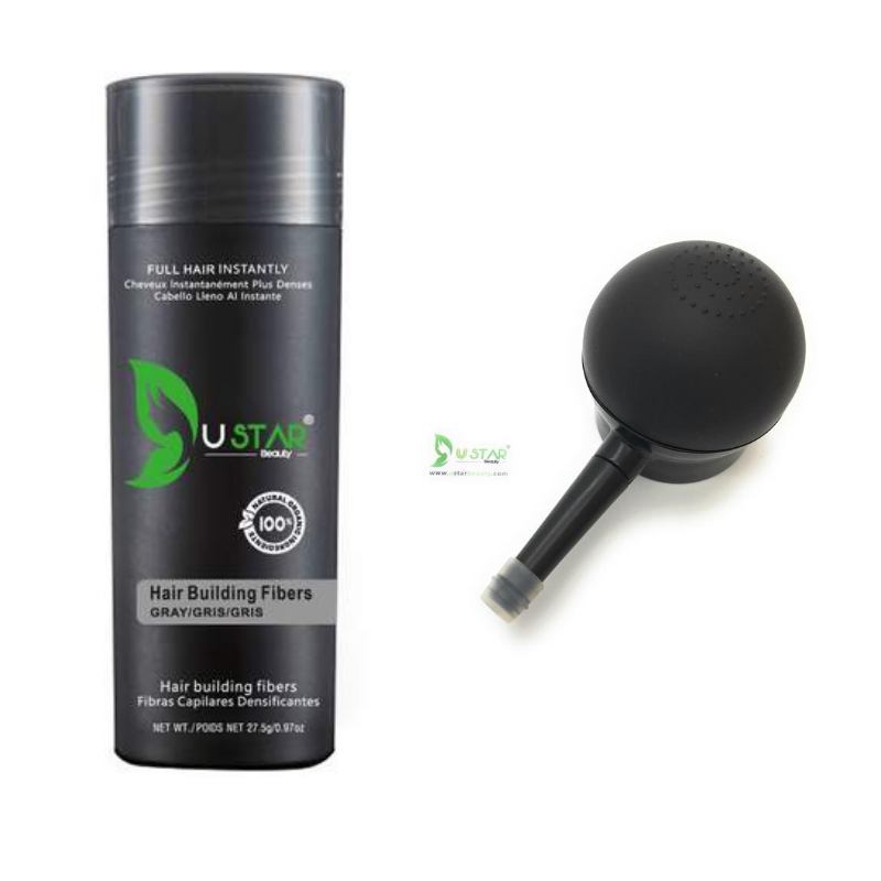 Hair Building Fibers with Applicator