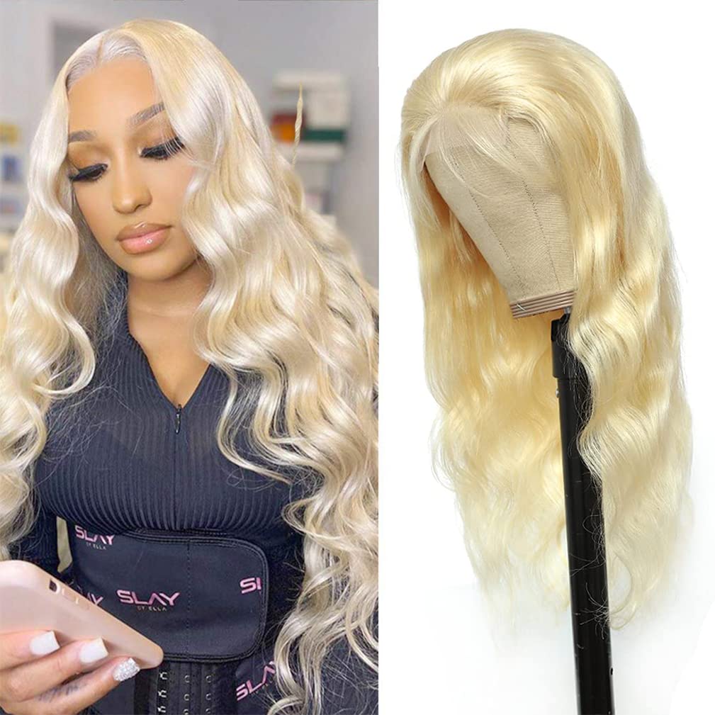 HD Lace 13x4 Frontal Wig Color Blonde(613) Body Wave High High Quality Human Hair Wig
