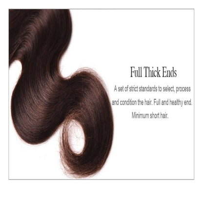 Ustar  6A Premium Virgin Dark Brown Body Wave Human Hair