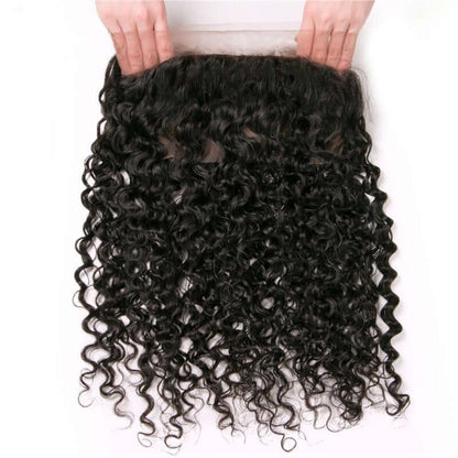 Ustar 100% Human Hair 360 Lace CLOSURE Deep Wave