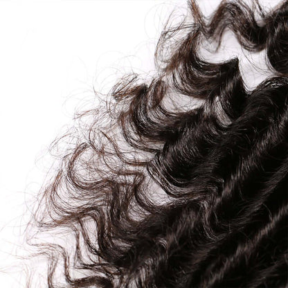 Ustar 100% Human Hair 13x6 Lace Free Part Frontal Deep Wave