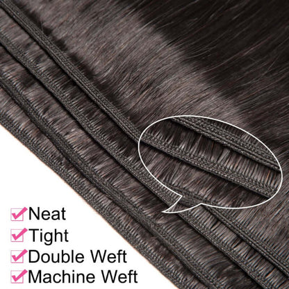 7A STRAIGHT Hair body straight    bundles