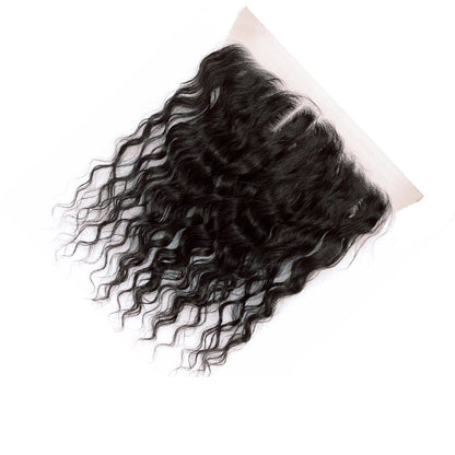 13x4 HD Lace Frontal Water Wave – Brazilian Virgin Human Hair | Ear-to-Ear, Pre-Plucked, Skin-Melt HD Lace