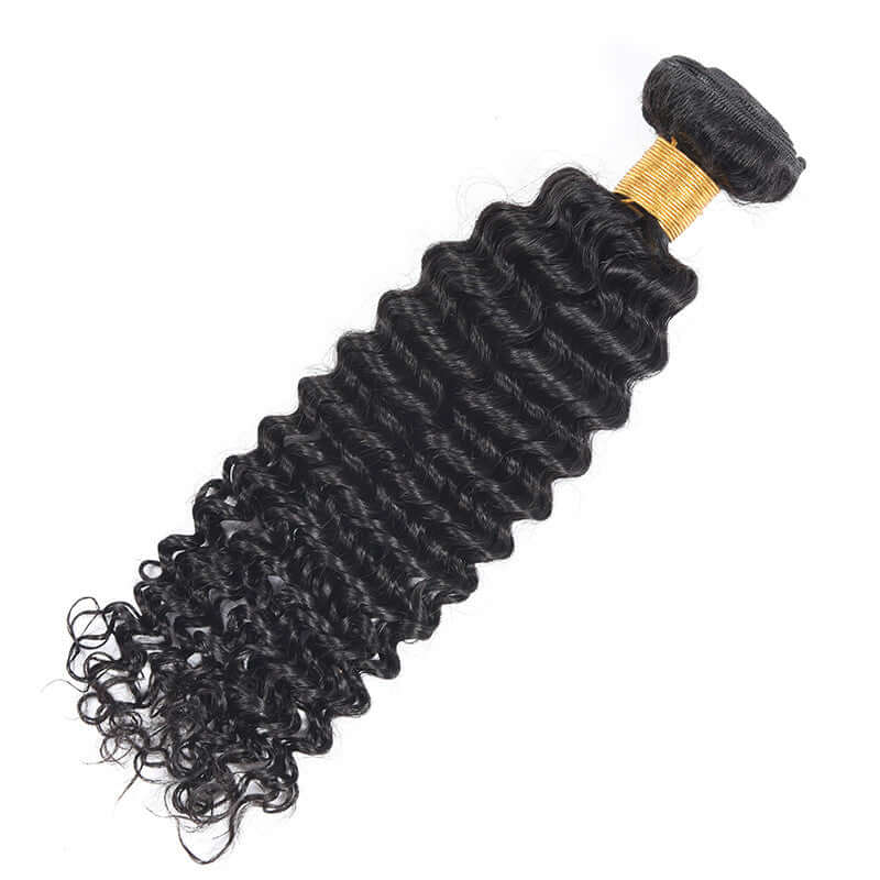 Ustar #1 Jet Black Deep Wave 100% human hair