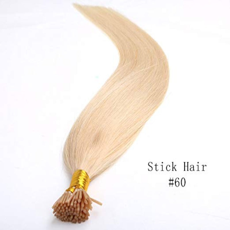 I Tip Straight #613 Blonde Hair Extensions Premium Quality 100 Strands 100% Human Hair – Pre-Bonded, 18"-24"