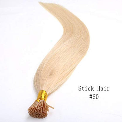 I Tip Straight #613 Blonde Hair Extensions Premium Quality 100 Strands 100% Human Hair – Pre-Bonded, 18"-24"