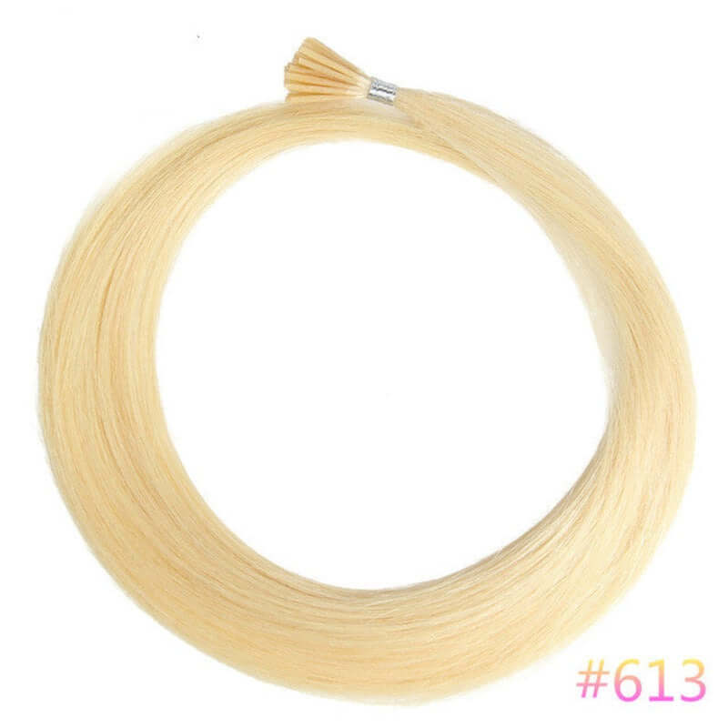 Ustar 100% Human Hair Quality I Tip Straight Hair Extensions #613