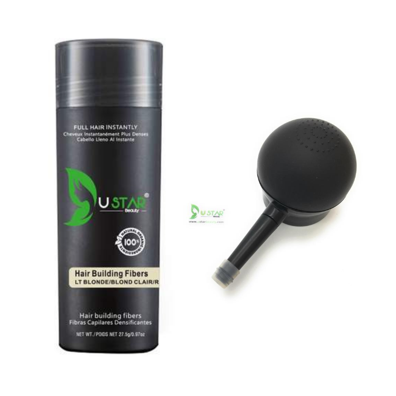 Hair Building Fibers with Applicator