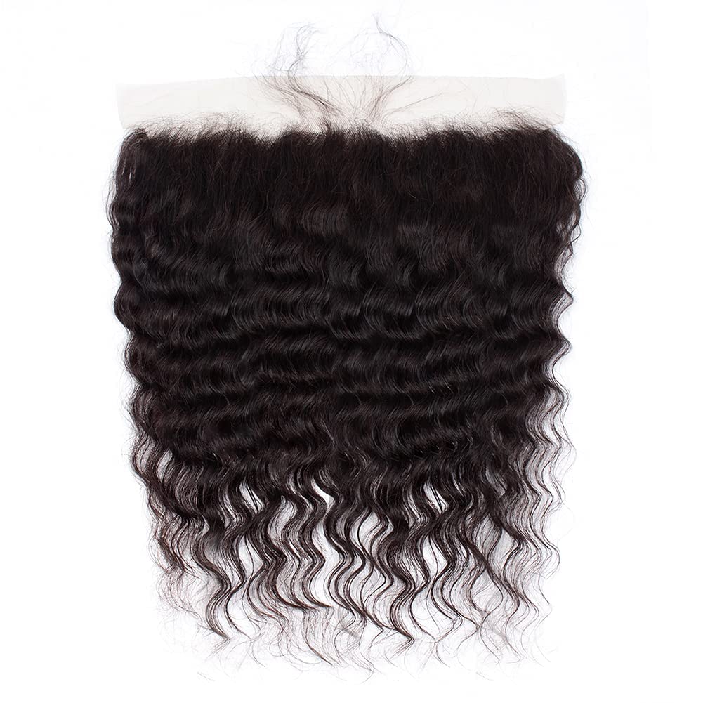13x6 HD Lace Frontal Deep Wave – Unprocessed Mink Virgin Human Hair | 6-Inch Deep Part, Skin-Melt HD Lace