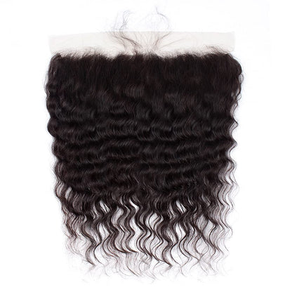 13x6 HD Lace Frontal Deep Wave – Unprocessed Mink Virgin Human Hair | 6-Inch Deep Part, Skin-Melt HD Lace