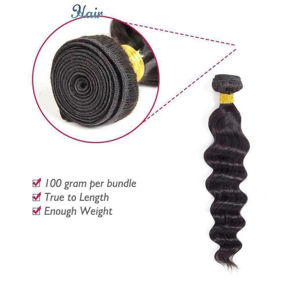 100% Affordable Human Hair Loose Wave Bundles | Natural Black 1B | 10"-30" | Voluminous Curls