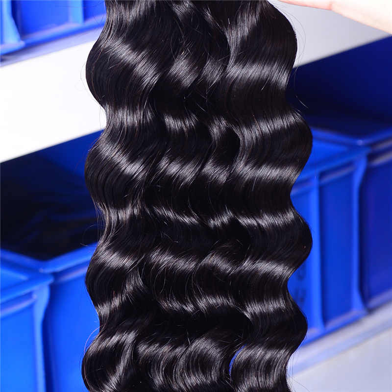  Raw Indian  Loose Deep Wave human Hair