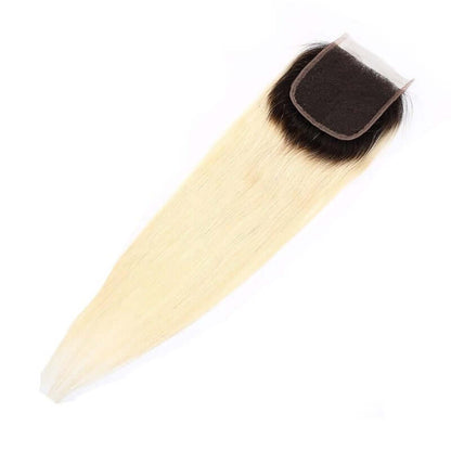 Ombre Honey Blonde Straight Human Hair