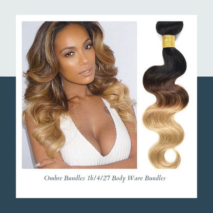 Ustar Premium Black/Brown/Blonde Body Wave Virgin Human Hair