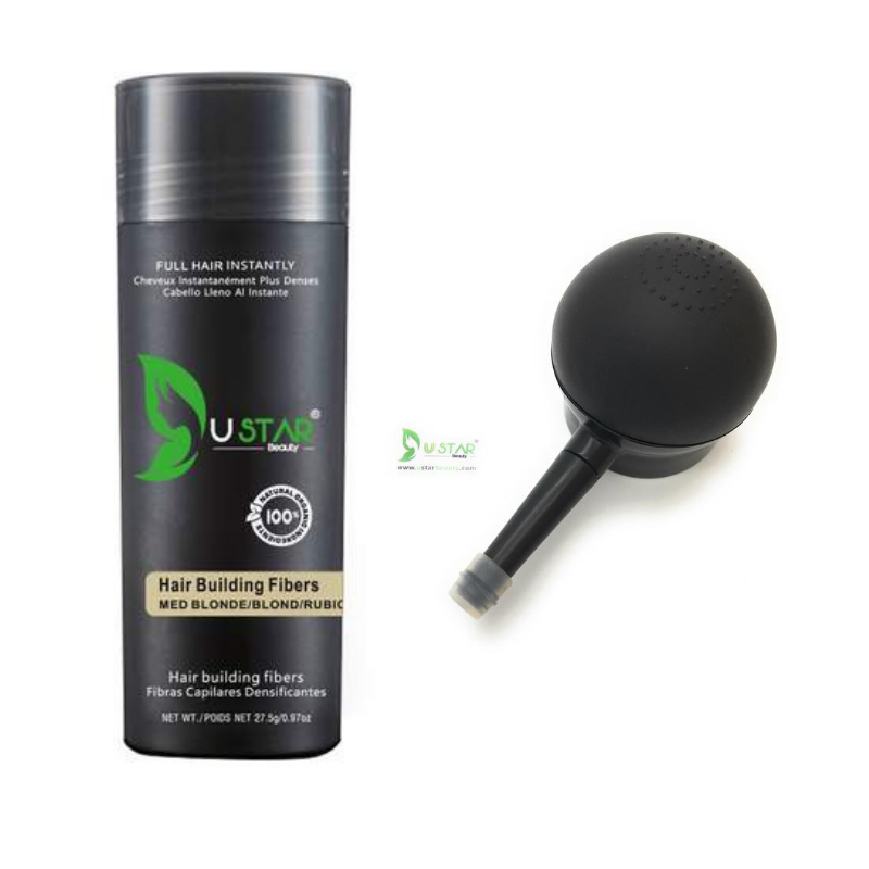 Hair Building Fibers with Applicator