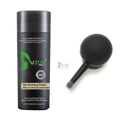 Hair Building Fibers with Applicator