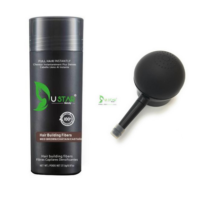 Hair Building Fibers with Applicator