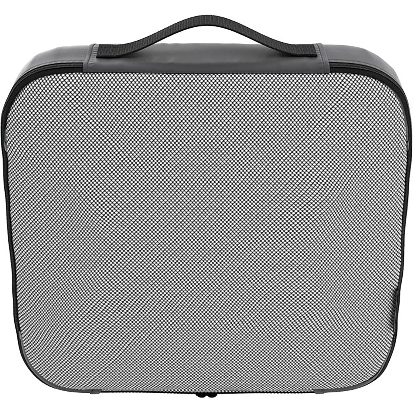 Black Gray Mesh 5 Set Packing Cube Organizers With Laundry Bag