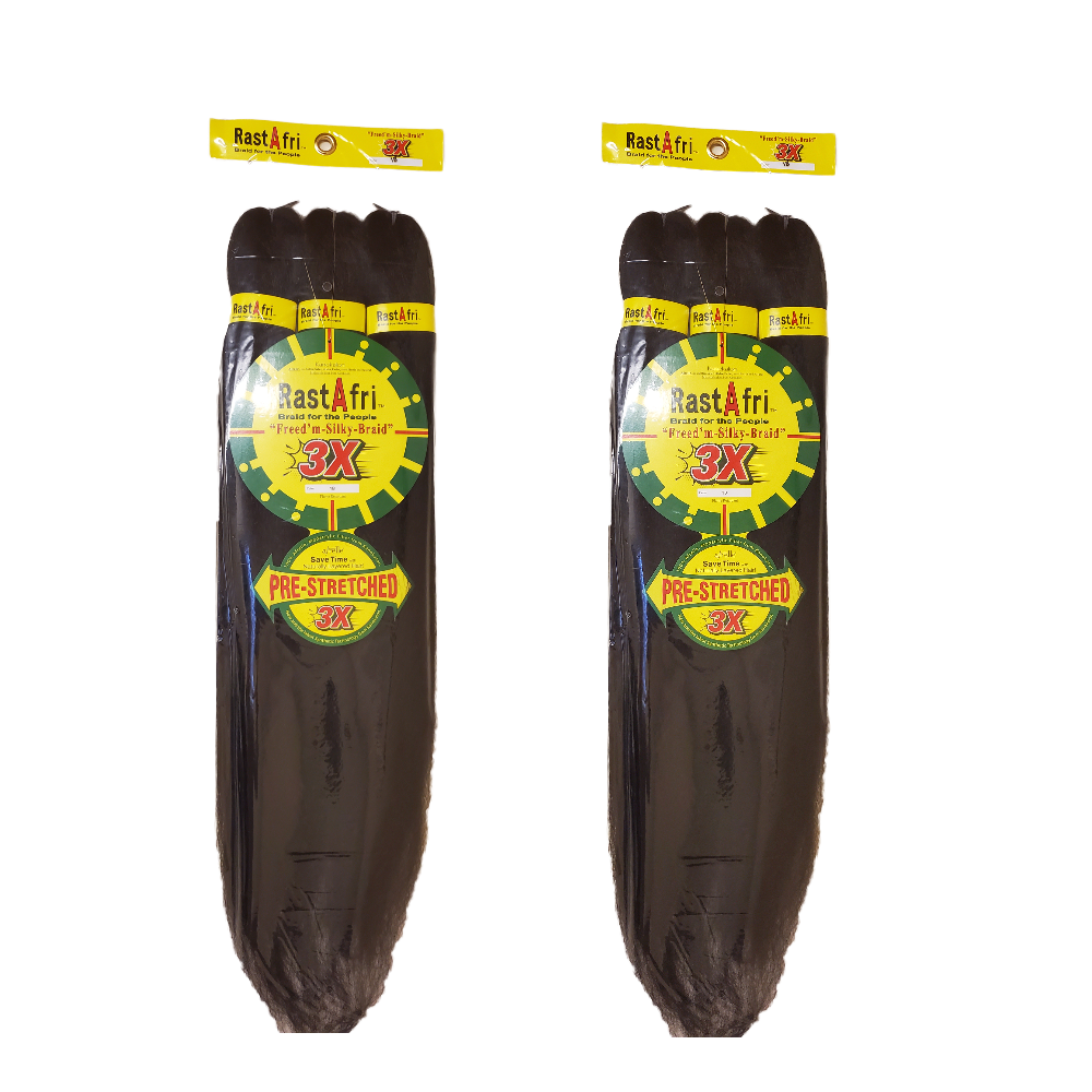 Wholesale RastAfri 3x freed’m silky Braid pre-stretched braiding