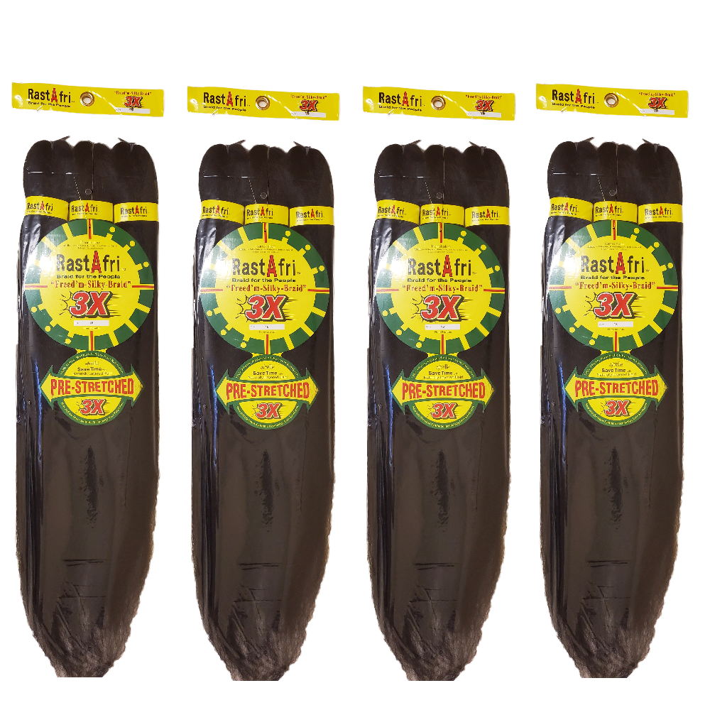 Wholesale RastAfri 3x freed’m silky Braid pre-stretched braiding