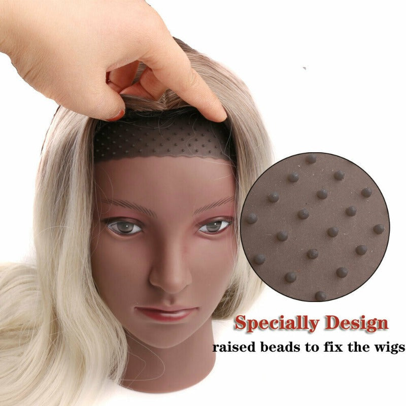 Flexible Silicone Headband Scarf Head Wig Grip (4 Color)